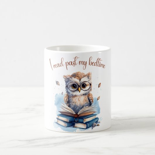 Mug Je lis au-delà de mon heure de coucher (Centre)