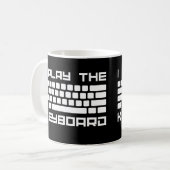 Mug Je Lis Le Clavier - Programmation Informatique - C (Devant gauche)