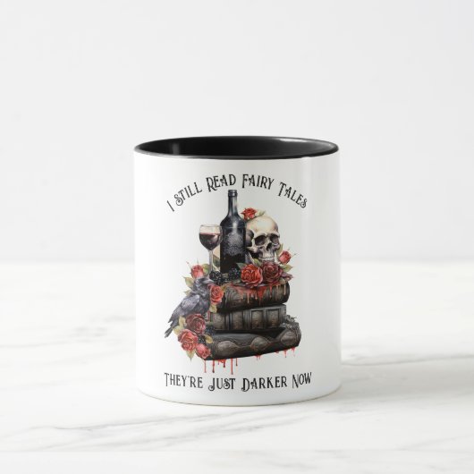 Mug Je lis toujours des contes de fées, ils sont juste (Centre)
