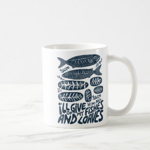 Mug Je lui donnerai tous mes poissons et pains Christi