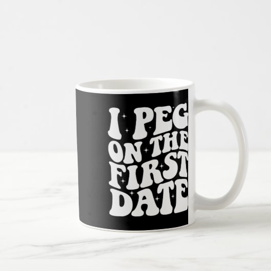 Mug Je m'accroche dès le premier rendez-vous, objectif (Droite)
