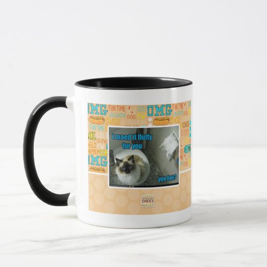 Mug Je maed le fourrure pelucheuse vous (Gauche)