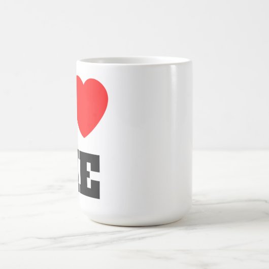 Mug Je m'aime Monogramme Script inspiration (Centre)