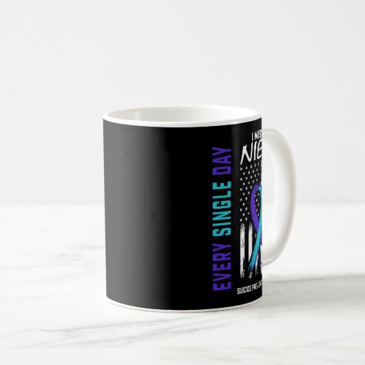 Mug Je Manque Ma Nièce Prévention Du Suicide Ameri (Devant droit)