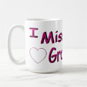 Mug Je manque mes petits-enfants (Gauche)