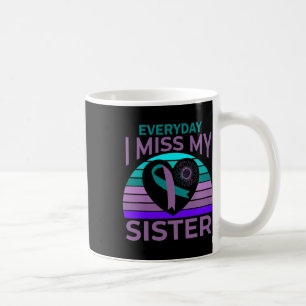 Mug Je Manque Mon Coeur Soeur Ruban Suicide Sensibilis