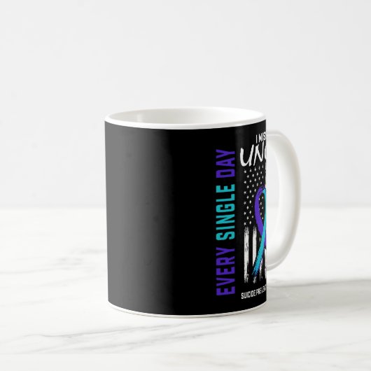 Mug Je Manque Mon Oncle Prévention du Suicide Ameri (Devant droit)