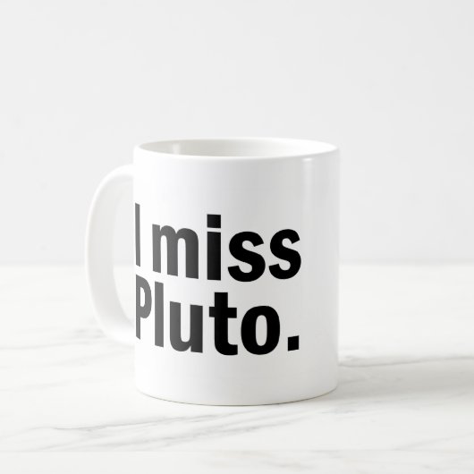 Mug Je manque Pluton (Devant gauche)