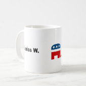 Mug Je manque W (Devant gauche)