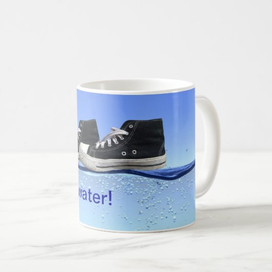 Mug Je Marche Sur L'Eau (Devant droit)