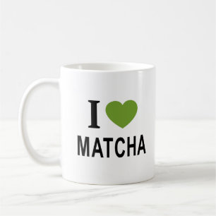 Mug Je ❤️ MATCHA J'AIME MATCHA J'AIME MATCHA CAFÉ MU