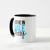 Mug Je me baigne en larmes masculines (Devant gauche)