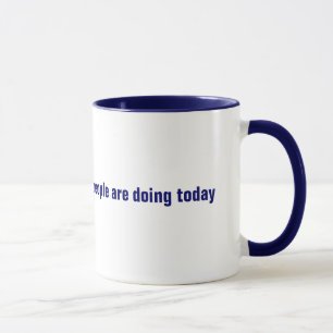 Mug Je me demande ce que les pauvres personnes font