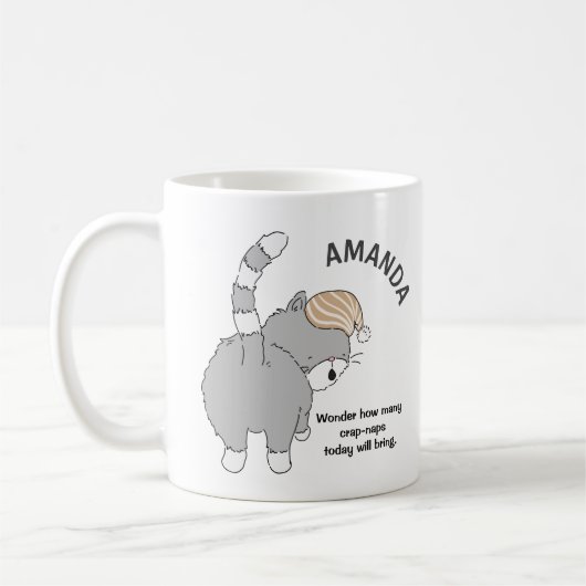 Mug Je Me Demande Combien De Naps Aujourd'Hui Apporter (Gauche)