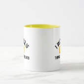 Mug Je me demande si la bière pense aussi à moi (Centre)