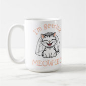 Mug Je me fais marier Miaou ! (Gauche)