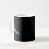 Mug Je me fiche complètement de la souris drôle d'anim (Devant gauche)