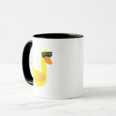 Mug Je me fiche de l'humour canard (Devant gauche)
