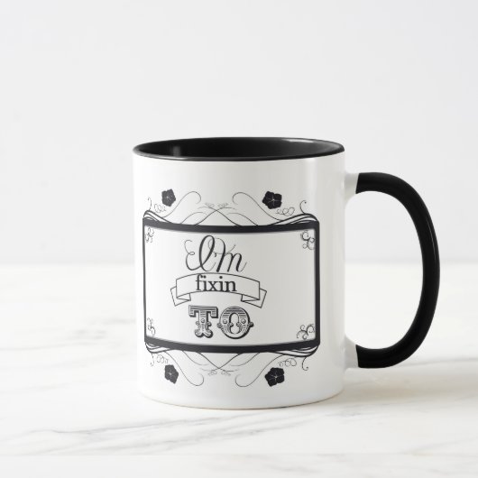 Mug Je me fixe pour la Coffee/Tea Cup (Droite)