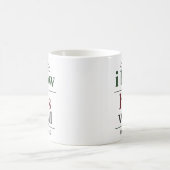 Mug Je me prosterne devant Sa volonté Citation élégant (Centre)