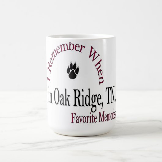 Mug Je me rappelle (Centre)