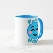 Mug Je me sens heureux (Devant droit)