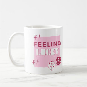 Mug Je Me Sens Lucky, Lucky Girl, Luckiest Girl, Rose