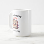 Mug Je me sens sédimentaire aujourd'hui - mignon jeu d (Devant gauche)