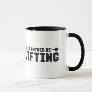 Mug Je me soulèverais plutôt - culturisme