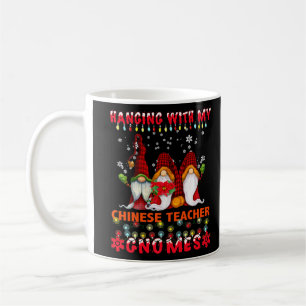 Mug Je me suis accroché à mes filles d'enseignant chin