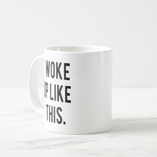 MUG JE ME SUIS RÉVEILLÉ COMME CECI (Devant gauche)