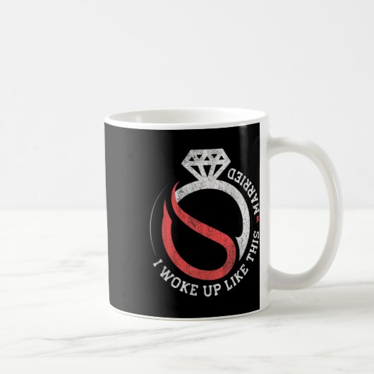 Mug Je Me Suis Réveillé Comme Cette Mariée Groom Nouve (Droite)