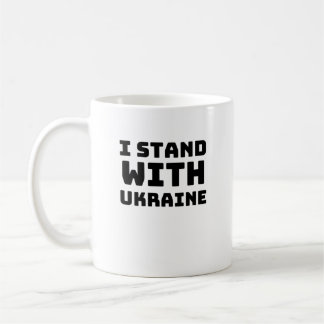 Mug Je me tiens avec la T-shirt Ukraine