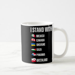 Mug Je me tiens avec le Canada Groenland Mexique Panam