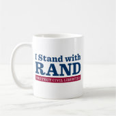 Mug Je me tiens avec le couche-point (Gauche)