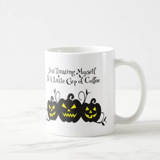 Mug Je Me Traite Juste À Café Jack O'Lantern (Droite)