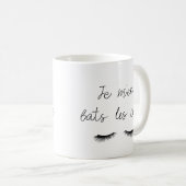 Mug Je m'en bats les cils (Devant droit)