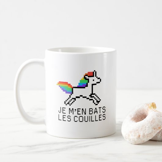 Mug Je m'en bats les couilles (Avec donut)