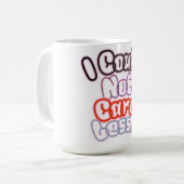 Mug Je m'en fiche complètement... (Devant gauche)