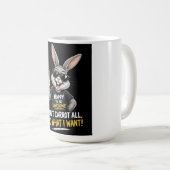Mug Je m'en fiche complètement des carottes (Devant droit)