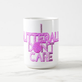 Mug Je m'en fiche littéralement personnalisé
