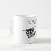 Mug Je mérite d'éviter de démêler l'humour (Devant gauche)