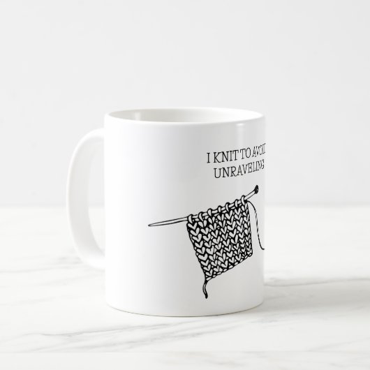 Mug Je mérite d'éviter de démêler l'humour (Devant gauche)