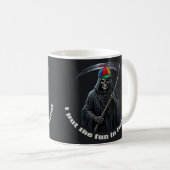 Mug Je mets l'amusement dans l'enterrement (Devant droit)