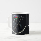 Mug Je mets l'amusement dans l'enterrement (Devant gauche)