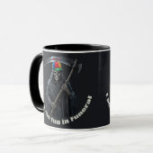 Mug Je mets l'amusement dans les funérailles (Devant gauche)