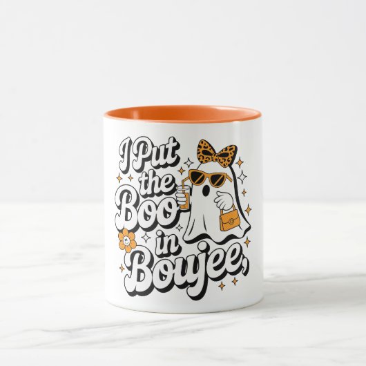 Mug Je mets le Boo dans Boujee Halloween (Centre)