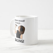 Mug Je m'exprime en chantant (Devant gauche)