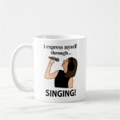Mug Je m'exprime en chantant (Gauche)