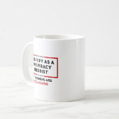 Mug Je M'Identifie Comme Un Théoriste De La Conspirati (Devant gauche)